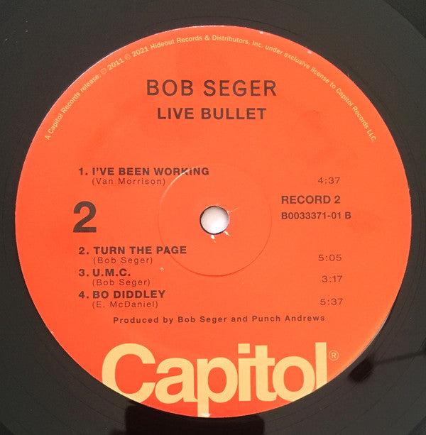 Bob Seger And The Silver Bullet Band Live Bullet Capitol Records, UMe, Hideout Records (4) 2xLP, Album, RE, RM, Gat Mint (M) Mint (M) - PhishStones Products