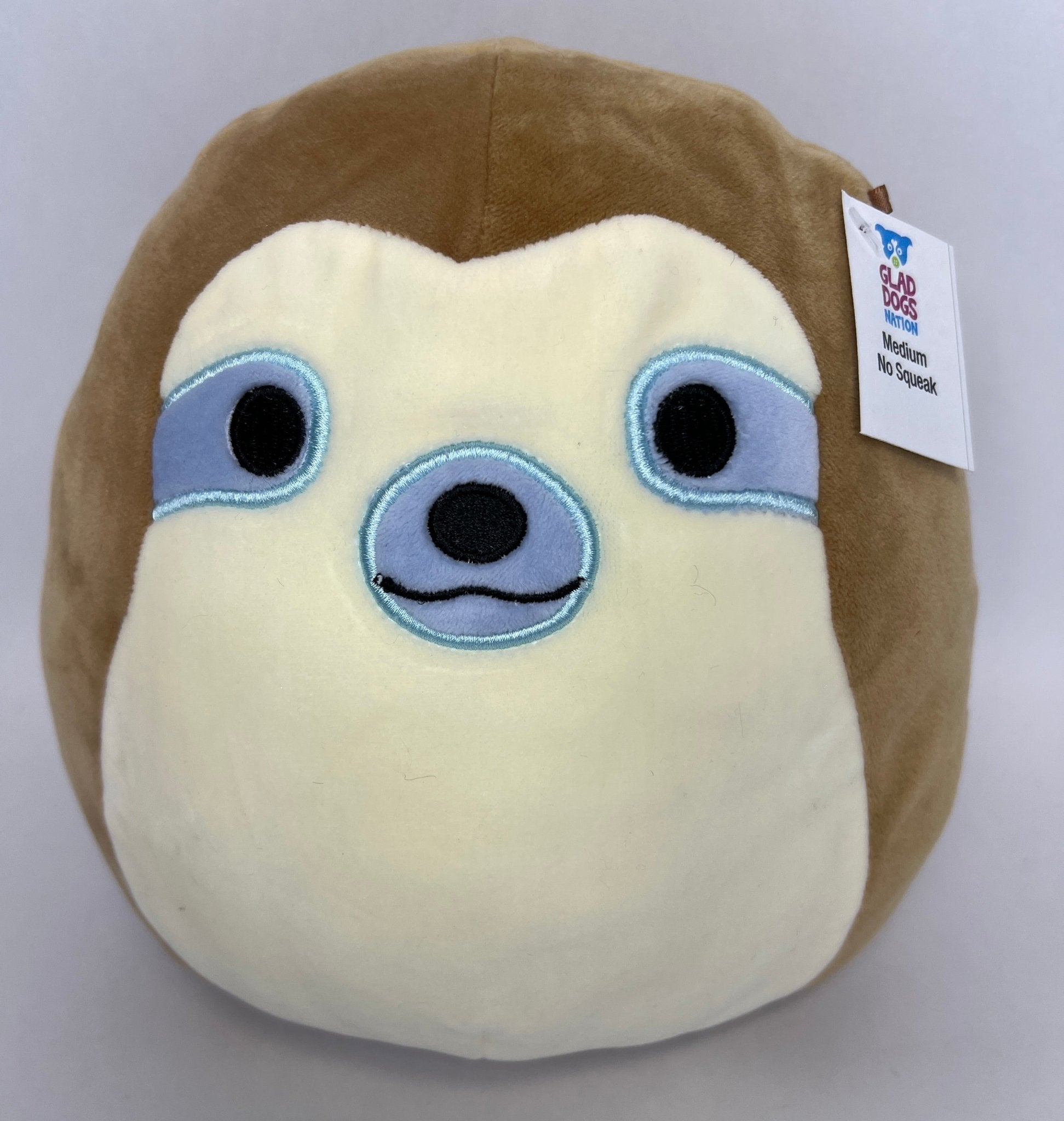 BOGO! Medium Squishy Cuddlers Super Soft Plush Pet Toys: Squeak & NO Squeak