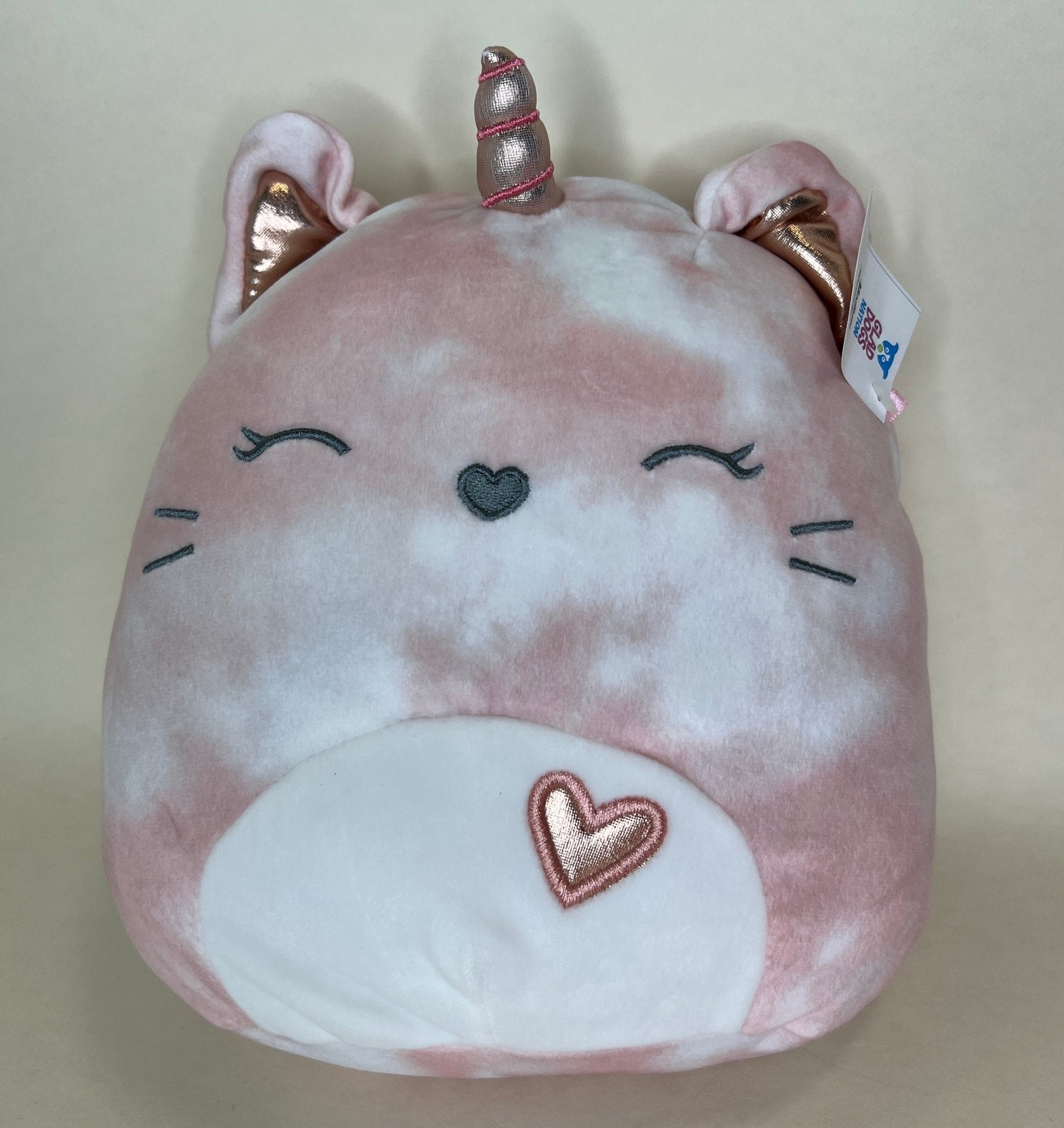 BOGO! Medium Squishy Cuddlers Super Soft Plush Pet Toys: Squeak & NO Squeak