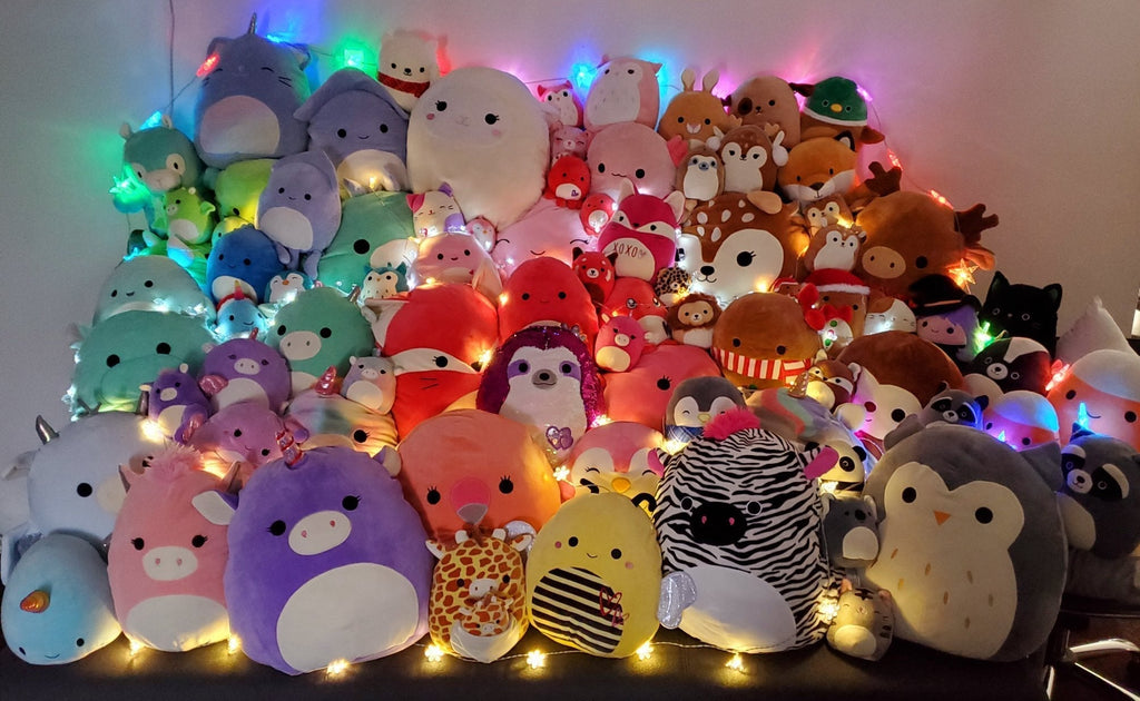 BOGO! Small Squishy Cuddlers Super Soft Plush Pet Toys: Squeak & NO Squeak