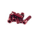 Mission BMX Hollow Stem Bolts 26mm - Red