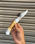Bone Folding Pocket Knife Handcrafted Lockback Blade Best Gift For Groomsmen - PhishStones Products