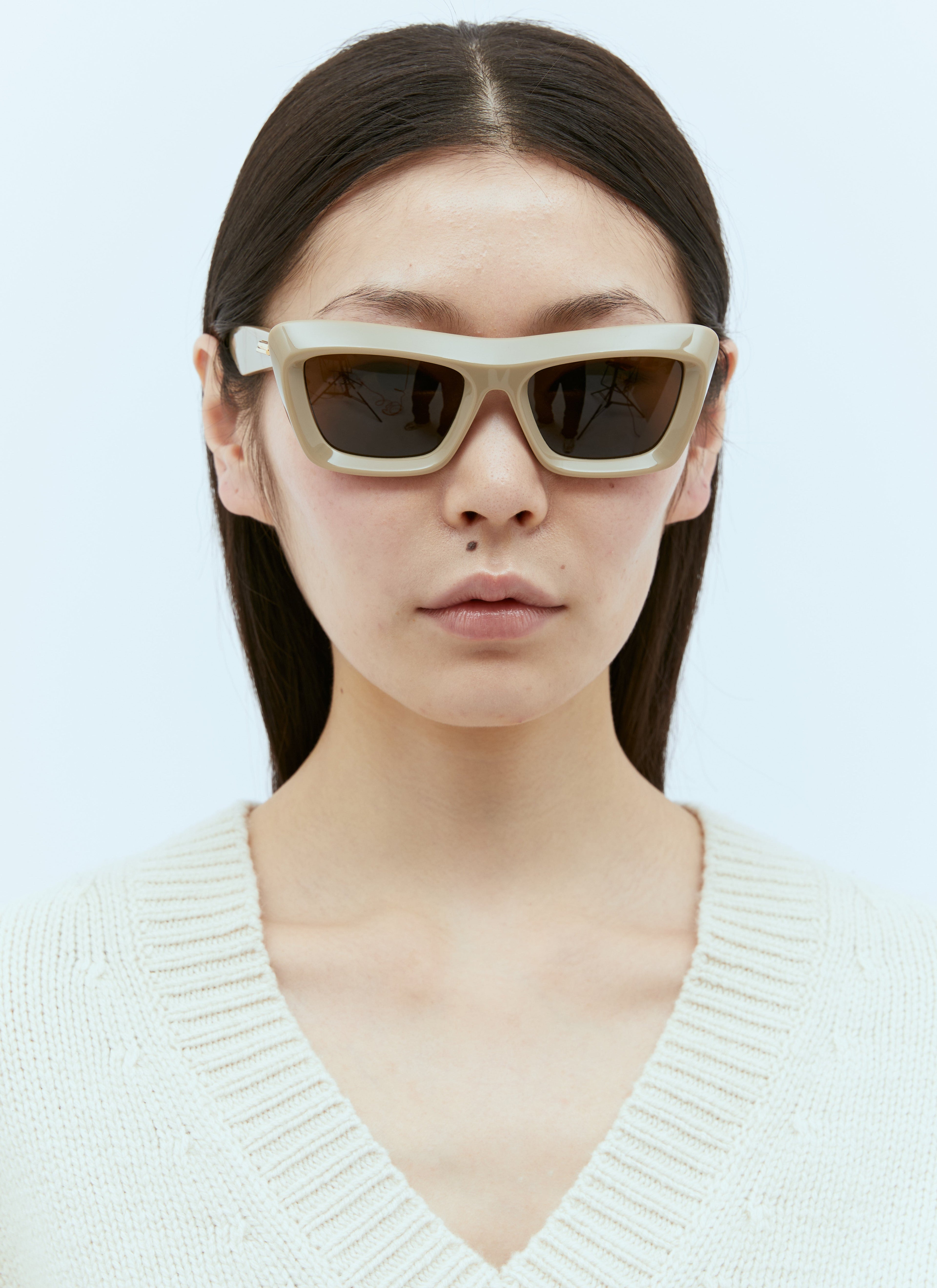 Bottega Veneta Women Classic Cat Eye Sunglasses