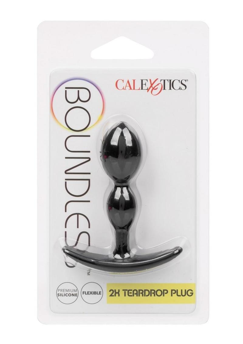 Boundless 2x Teardrop Silicone Anal Plug