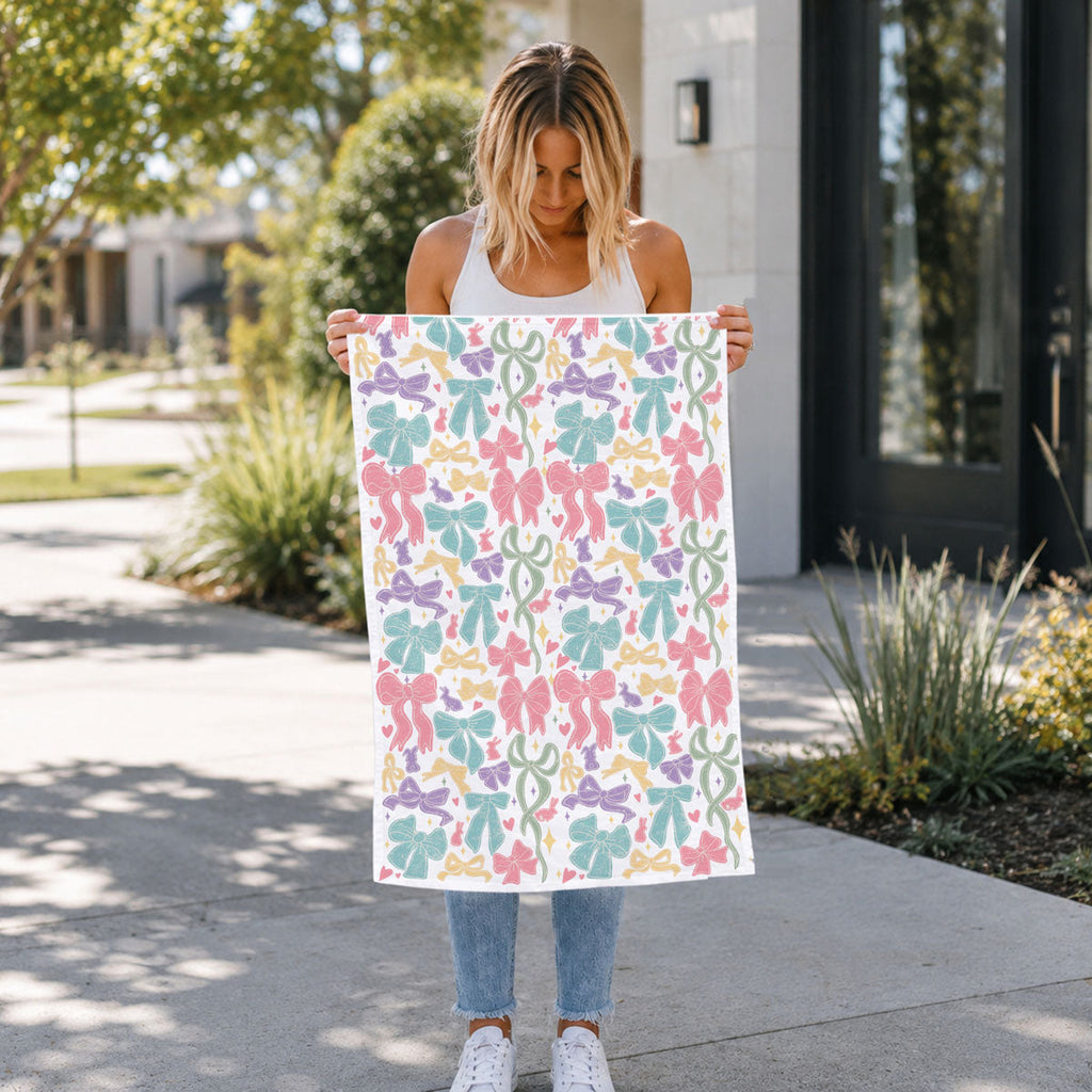 Bow Pastels Towel