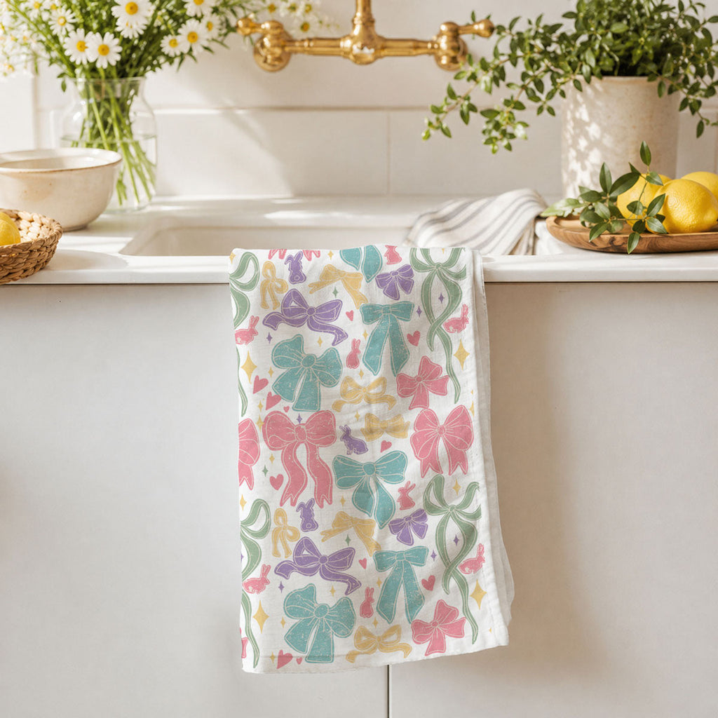 Bow Pastels Towel