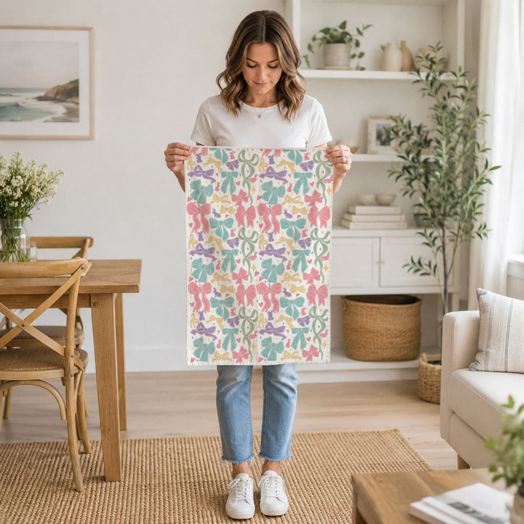 Bow Pastels Towel