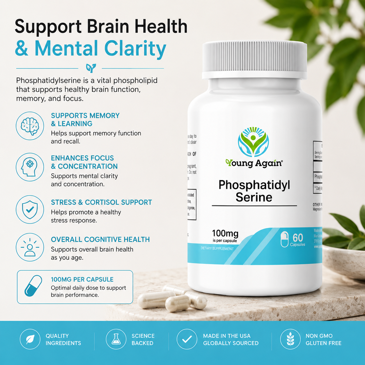 PS (Phosphatidyl Serine) - Brain Supplement
