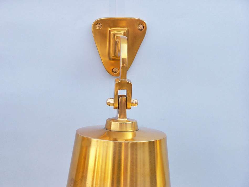 Brass Plated Hanging Ship's Bell 6""