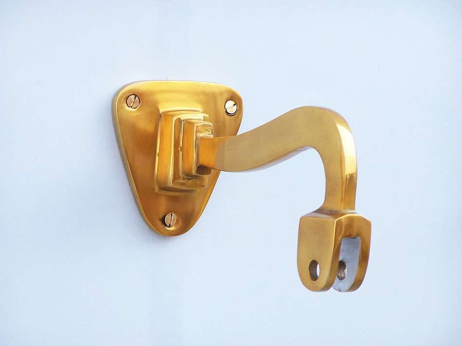 Brass Plated Hanging Ship's Bell 9""