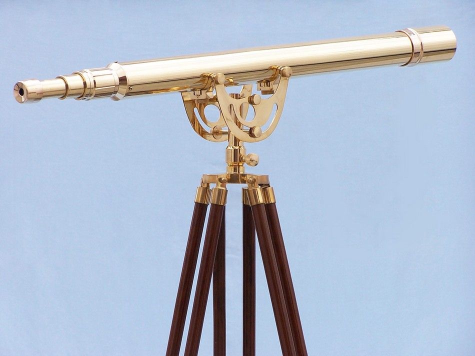 Floor Standing Brass Anchormaster Telescope 65""