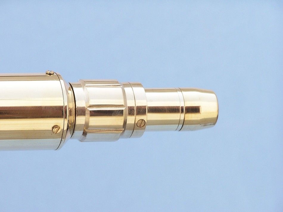 Floor Standing Brass Anchormaster Telescope 65""