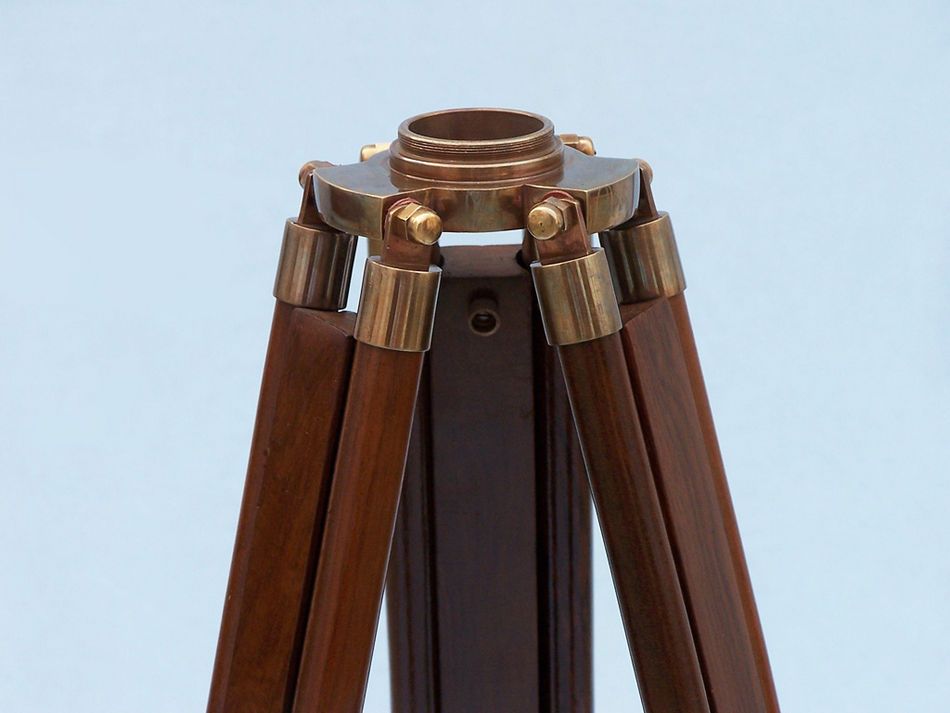 Floor Standing Brass Theodolite 62""