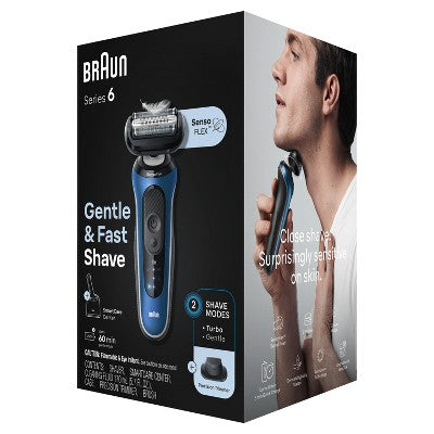 Braun Series 6 - 6172cc Rechargeable Wet & Dry Shaver + Smart Care Center - New - PhishStones Products