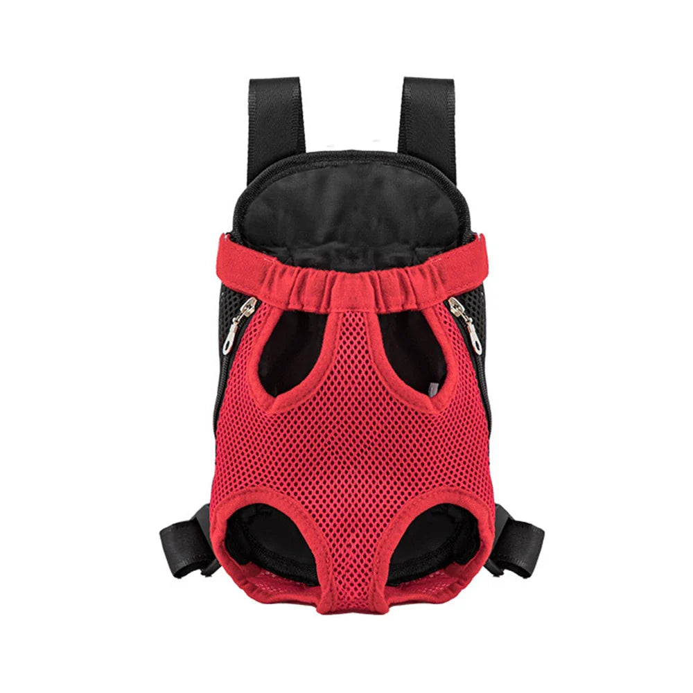 Breathable Camouflage Mesh Dog Carrier Backpack — Adjustable Pet Backpack for Small Dogs up to 22 lb (10 kg) - PhishStones Products
