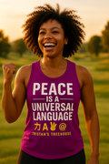 Peace is a Universal Language – Tank Top