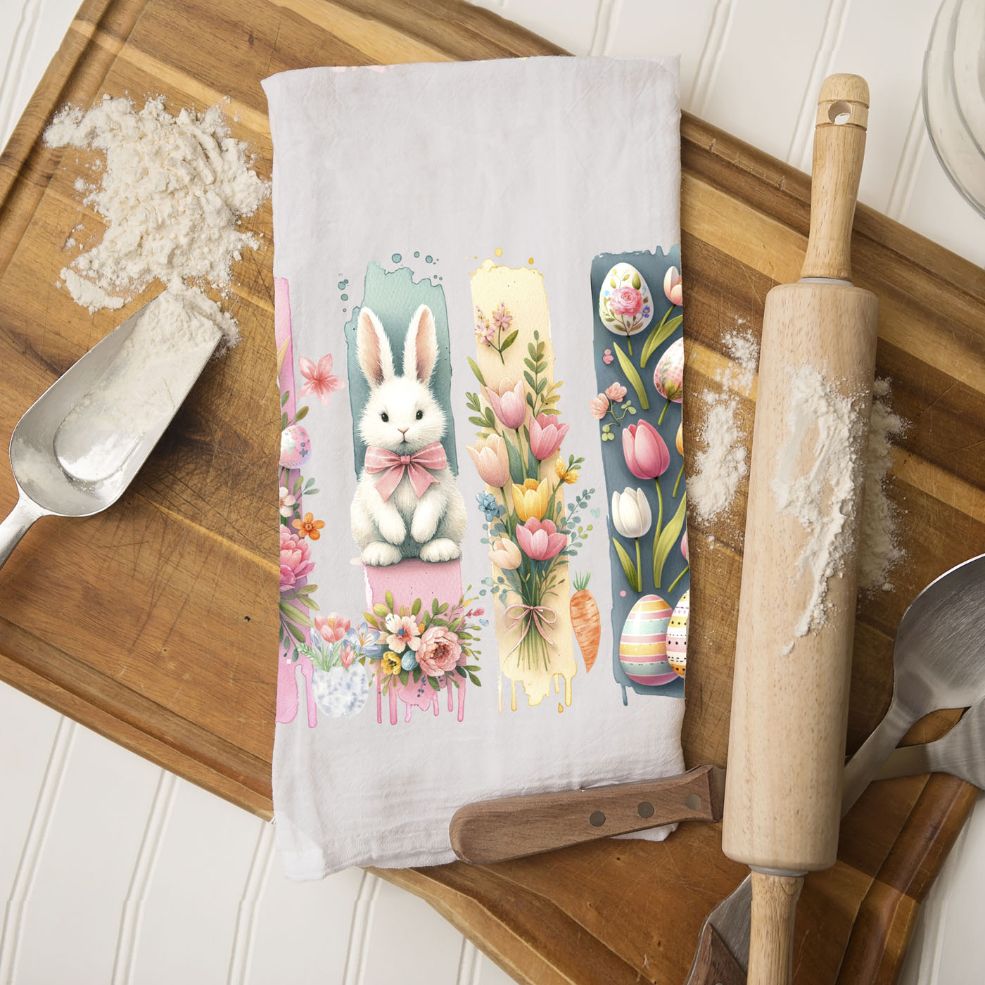 Brushstroke Spring Towel