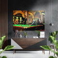 Arched Billiards Hall Break Shot Brushed Aluminium Dibond Wall Art