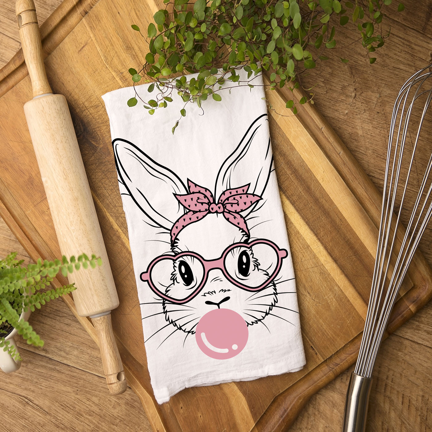 Bubblegum Bunny Towel