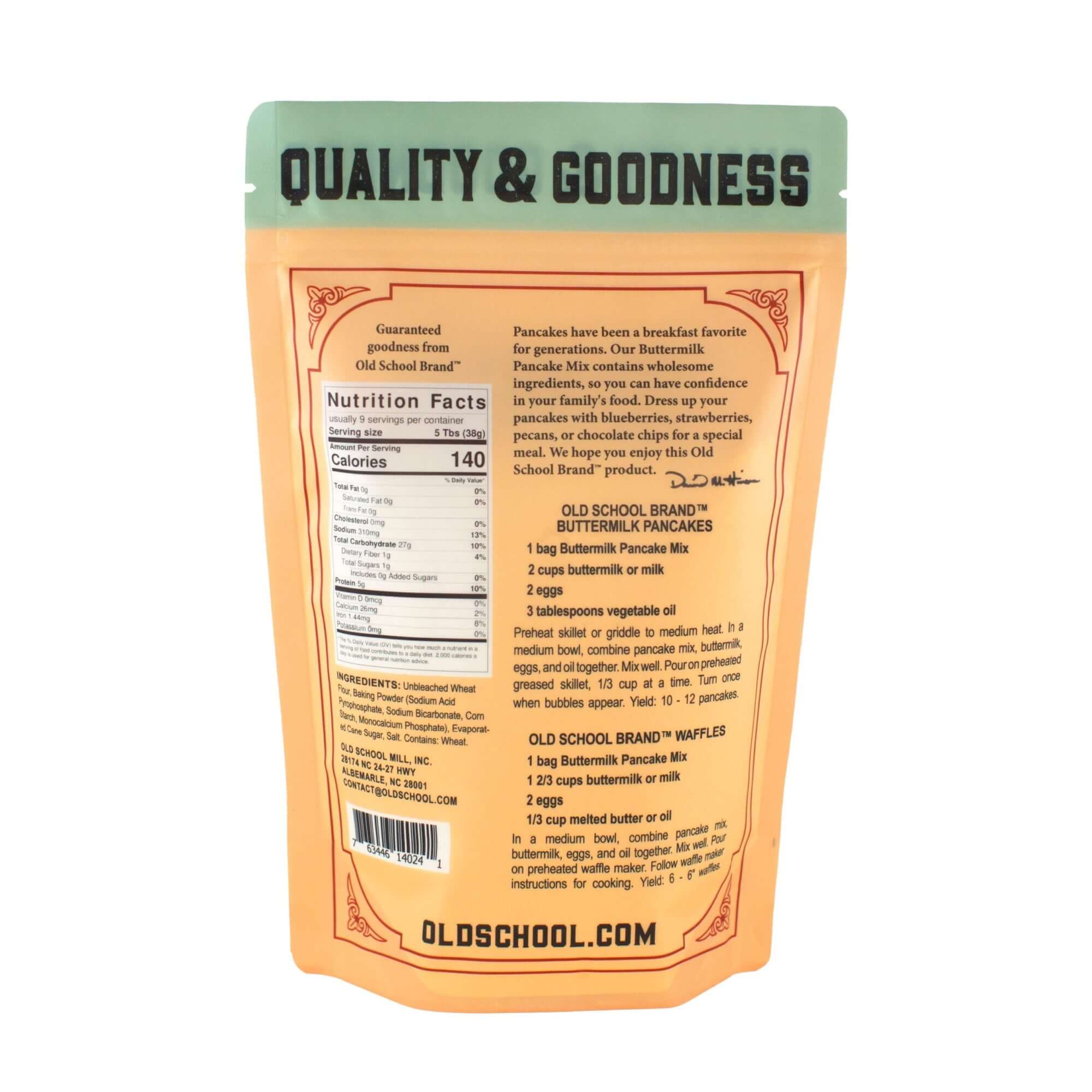 Old School Brand Buttermilk Pancake Mix