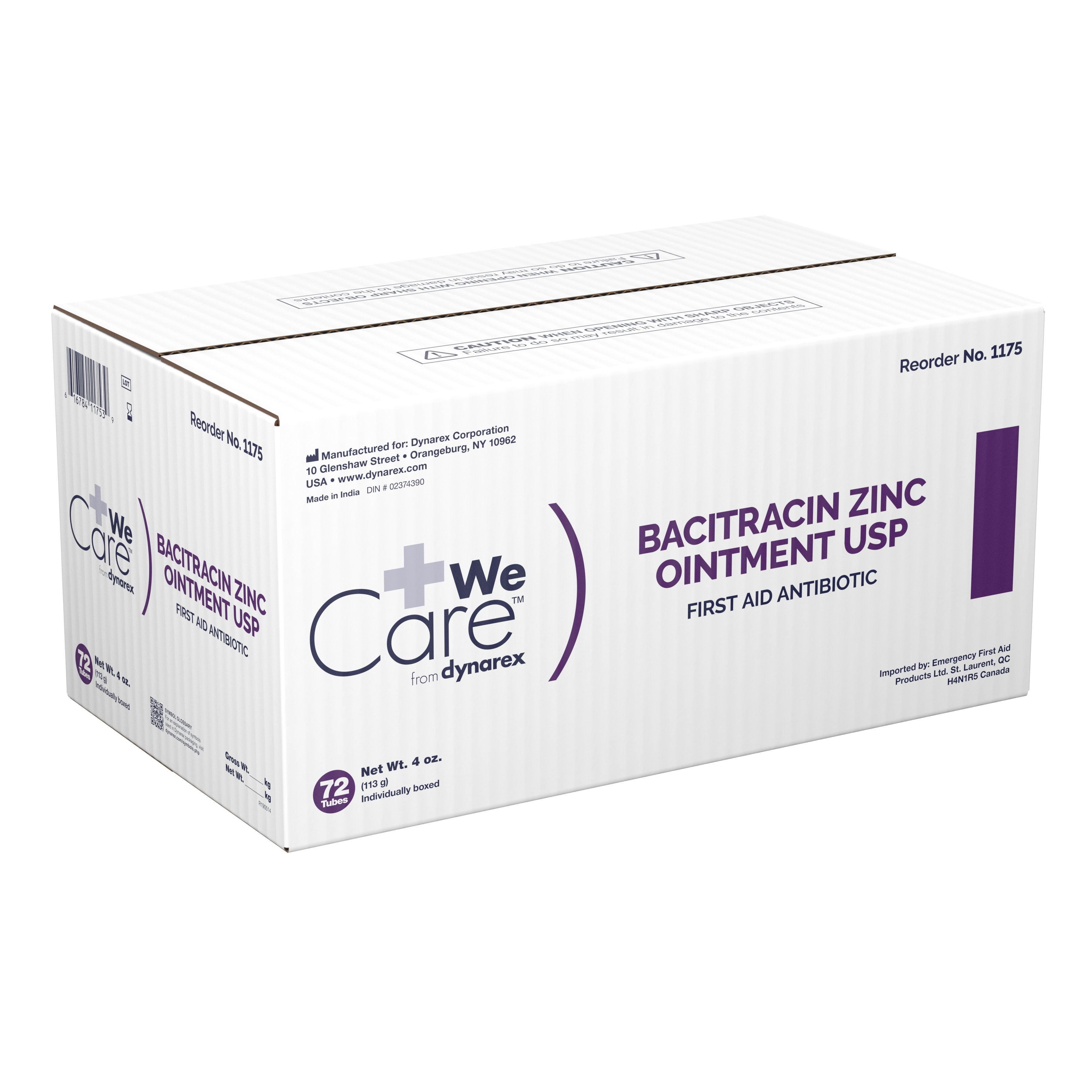WeCare™ Bacitracin Zinc First Aid Antibiotic 1175