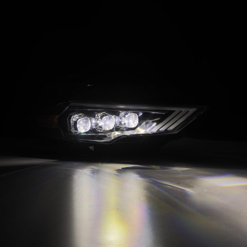 AlphaRex 18-22 Ford Mustang NOVA-Series LED Projector Headlights Black 880258 *Discontinued