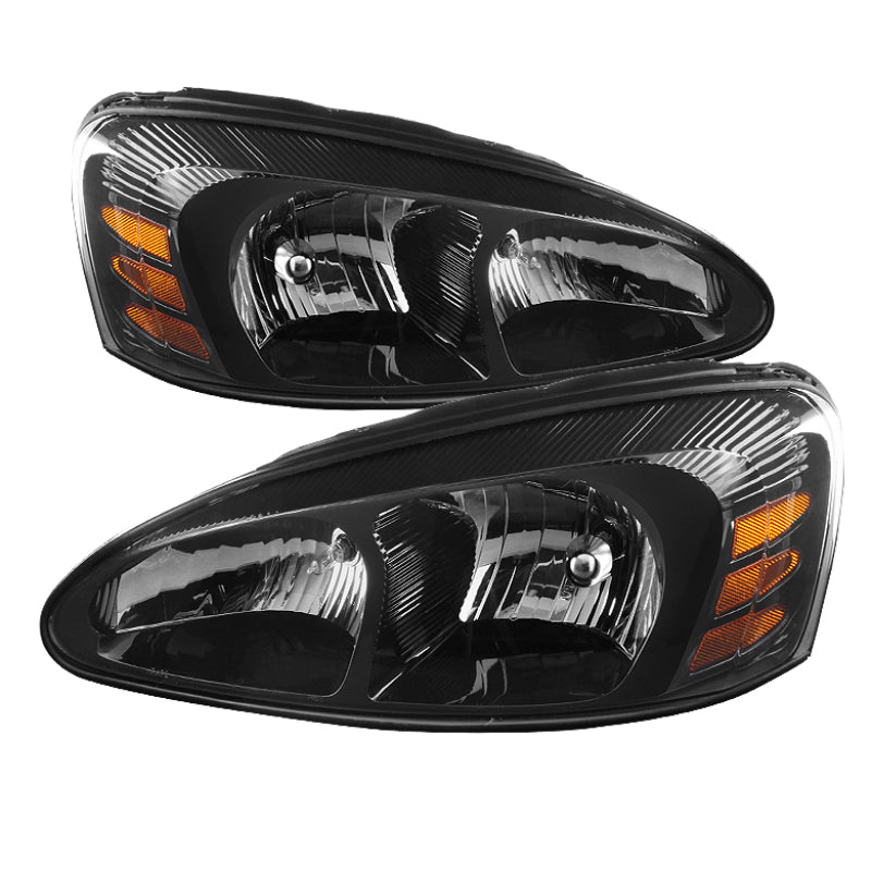 SPYDER Xtune Pontiac Grand Prix 04-08 Crystal Headlights Black HD-JH-PGPRIX04-AM-BK 9023637