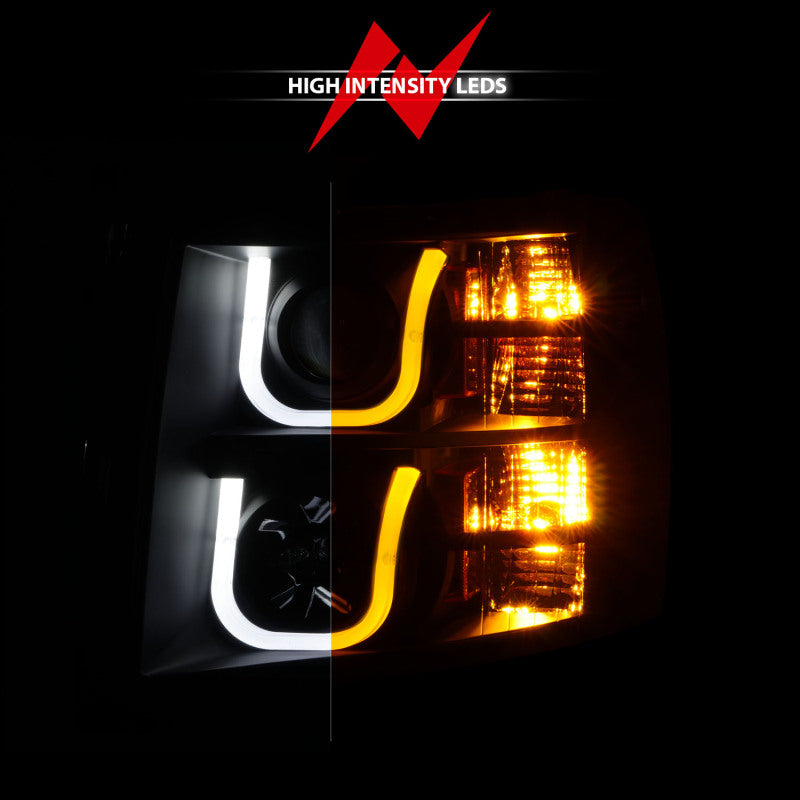 Anzo Chevy Silverado 1500 07-13 / 2500HD/3500HD Headlights W/ U-Bar Switch