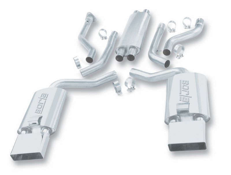Borla 92-96 Chevrolet Corvette Hatchback/Conv 5.7L 8cyl 4/6 Spd Touring SS Catback Exhaust 14385