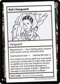 Ral's Vanguard (CMB1-001) - Mystery Booster Playtest Cards 2019