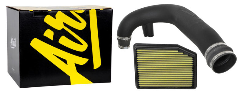 Airaid 19-20 Chevrolet Silverado 1500 L4-2.7L Jr Intake Kit - Oiled / Yellow Media 204-794