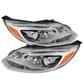 SPYDER Xtune Ford FocUS 12-14 Projector Headlights OE Style Halogen Model Only Chrome PRO-JH-FF12-LED-C 9932694