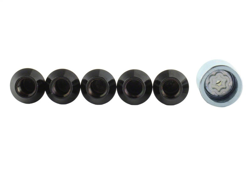 Ford Racing M12X1.5 Black Security Lug Nut - Set of 5 M-1A043-B5