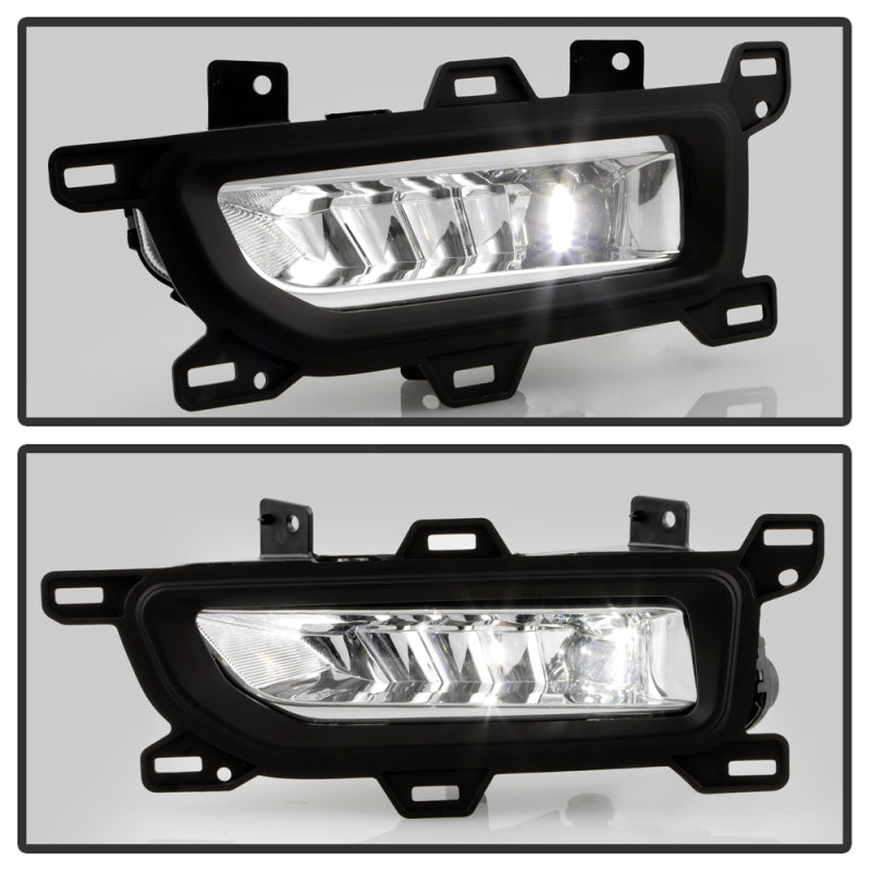SPYDER 20-22 Nissan Titan OEM Style Fog Lights w/Switch (Bulbs Size - 5W) - Clear (FL-NT2020-LED-C) 9051333