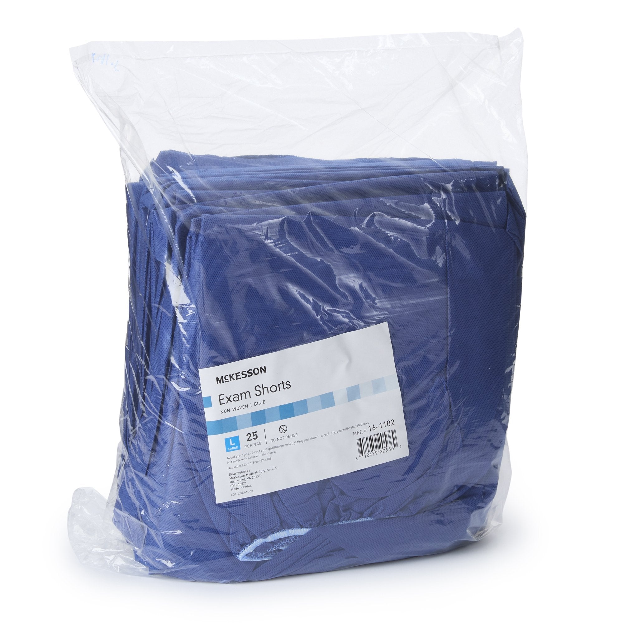 McKesson Patient Exam Shorts, Large 16-1102