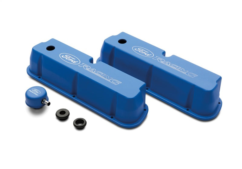 Ford Valve Cover Set Aluminum 302 Blue Laser Etched FRDM6582-LE302BL