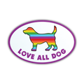 🐾Oval Magnet - Love All Dog