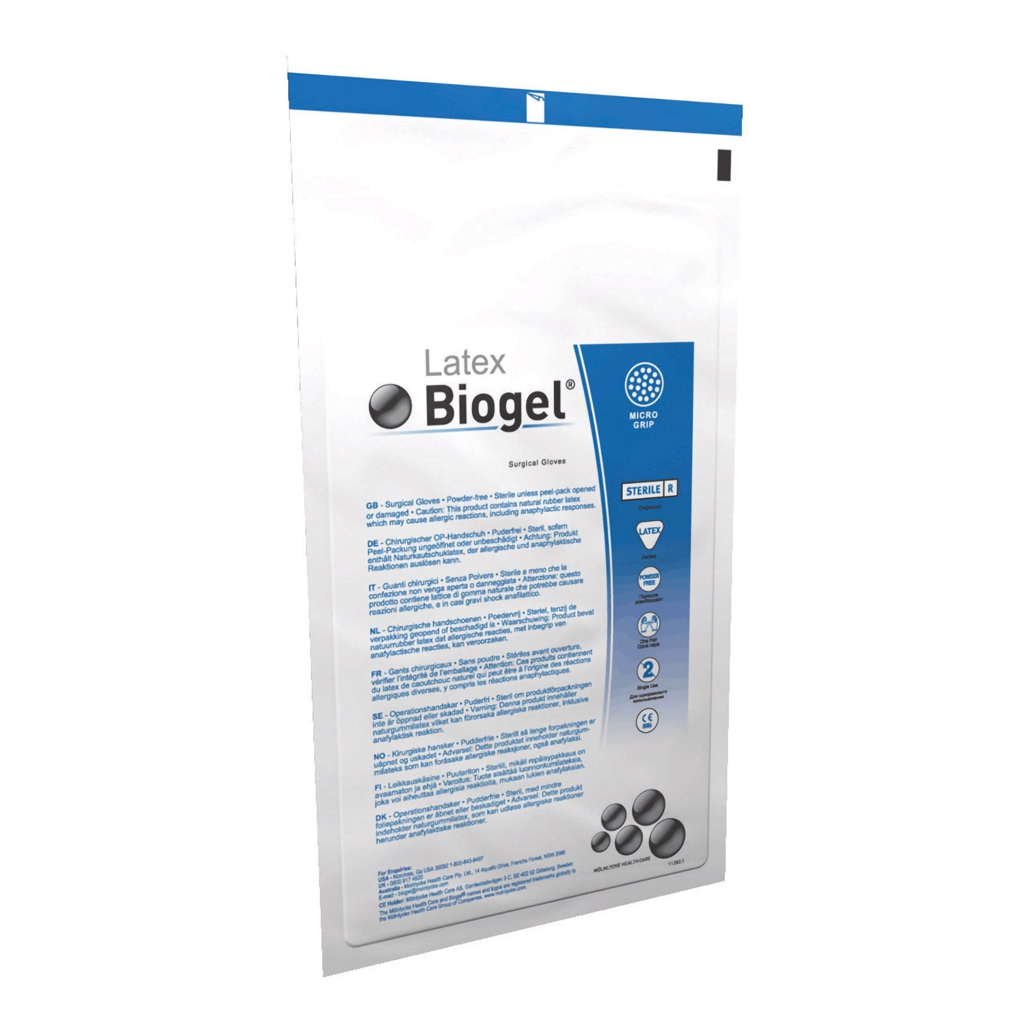 Biogel® M Latex Surgical Glove, Size 7, Straw Color 30570