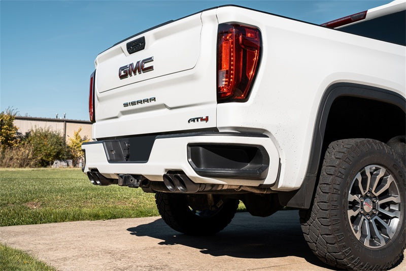 CORSA Performance Corsa 19-23 GMC Sierra 1500 Cat-Back Dual Rear Exit with Twin 4in Black Powder Coat Pro-Series Tips 21202BPC