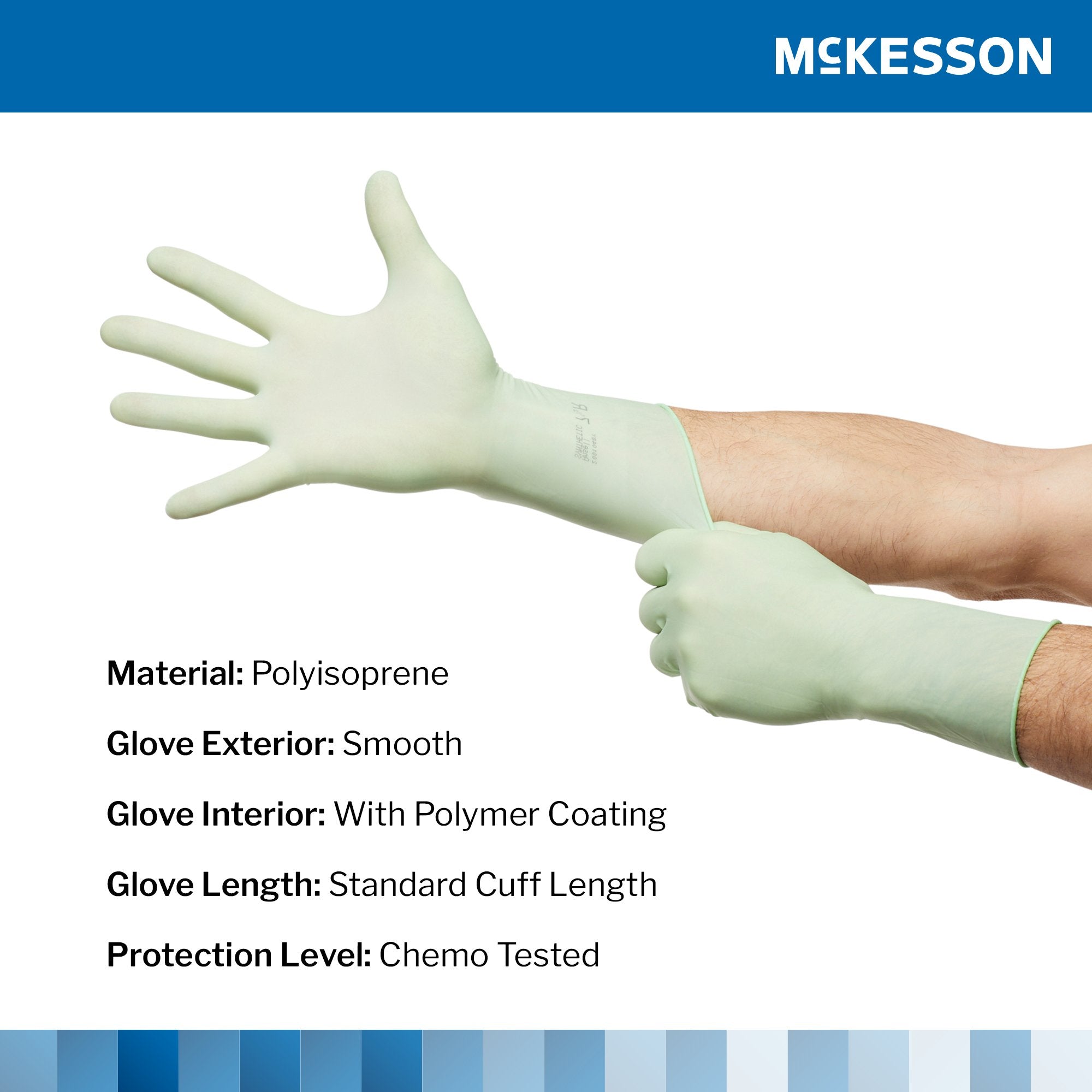 McKesson Perry® Performance Plus Polyisoprene Surgical Glove, Size 8, Green 20-2080N