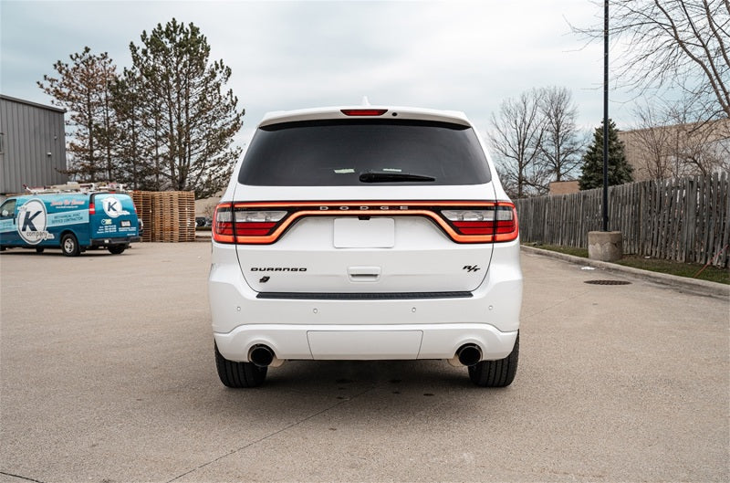 CORSA Performance Corsa 11-23 Dodge Durango Xtreme 2.5in Cat-Back Dual Rear Exit w/ Single 4.5in Black PVD Tips 21186BLK