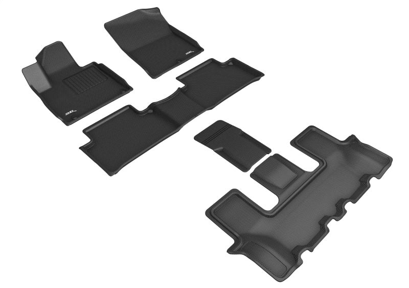 3D MAXpider 21-23 Kia Sorento 6-Seat Kagu Black R1 R2 R3 L1KA05801509