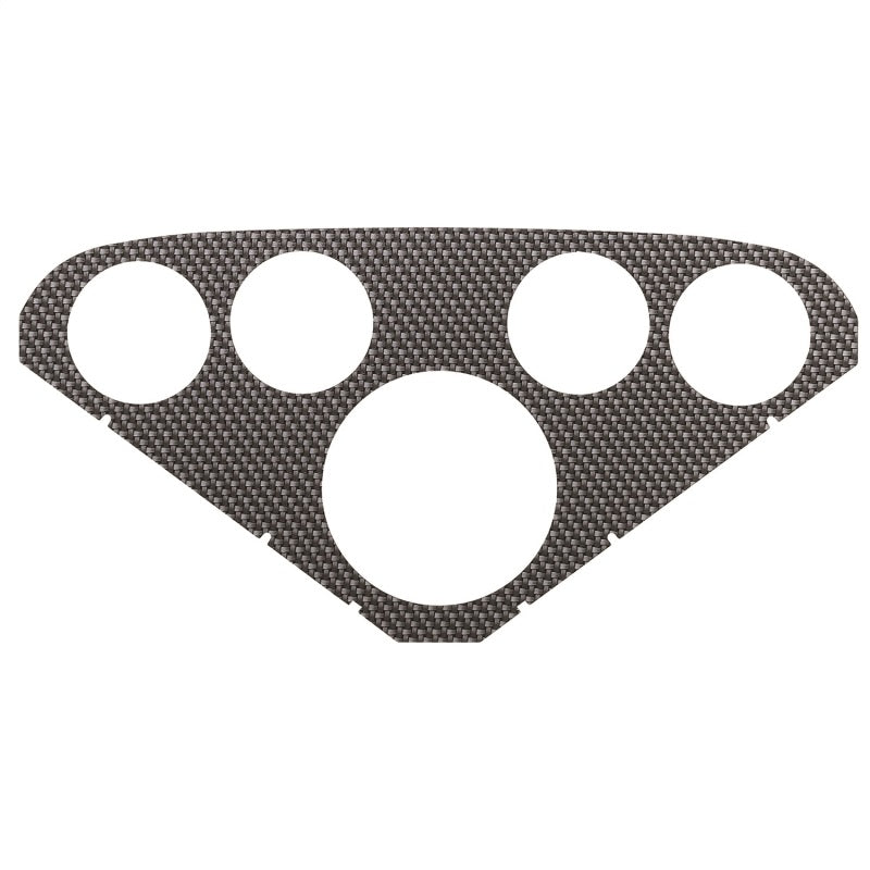 AutoMeter Faceplate For PN 2208 Optional Silver Carbon Look 2124