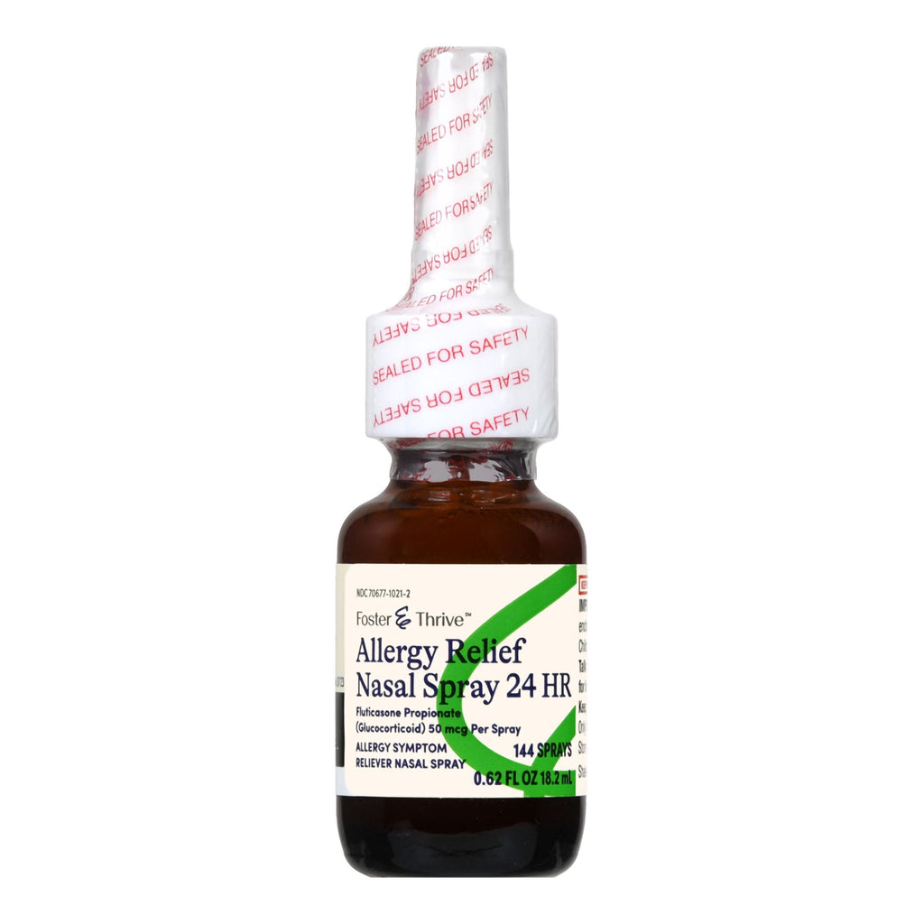 Foster & Thrive™ Allergy Relief Nasal Spray 24 HR Fluticasone Propionate 70677102102