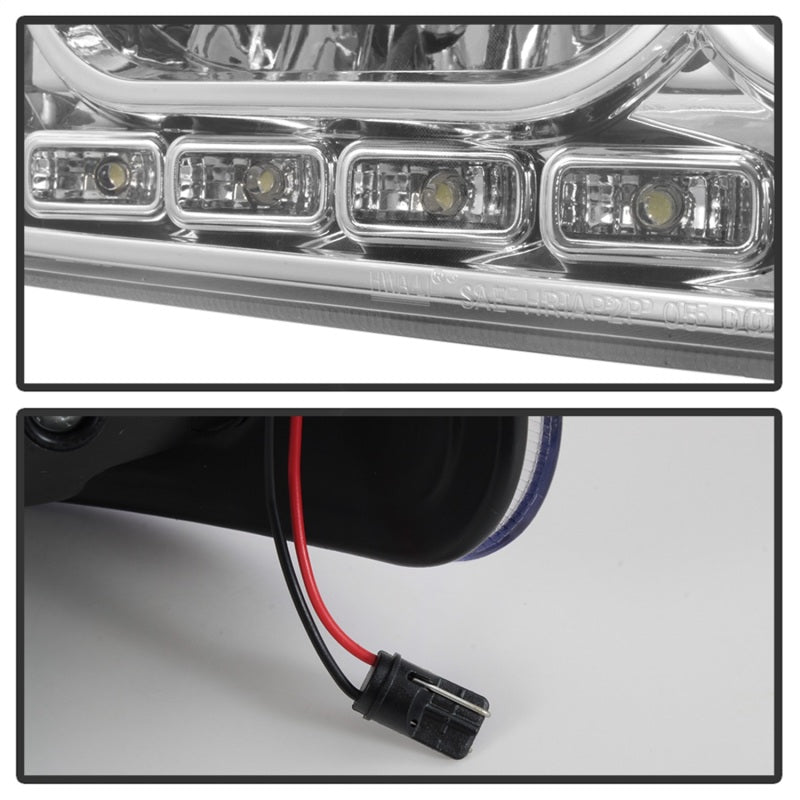 SPYDER Xtune Dodge Charger 06-10 1Pc LED Crystal Headlights Chrome HD-ON-DCH05-1PC-LED-C 5017628