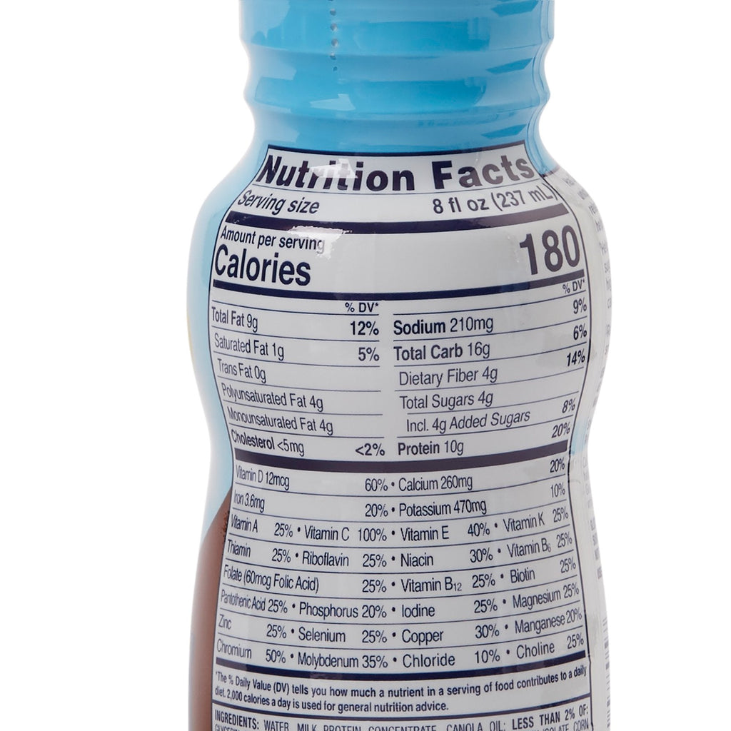 Glucerna® Original Shake, Chocolate Flavor, 8-ounce bottle 57804