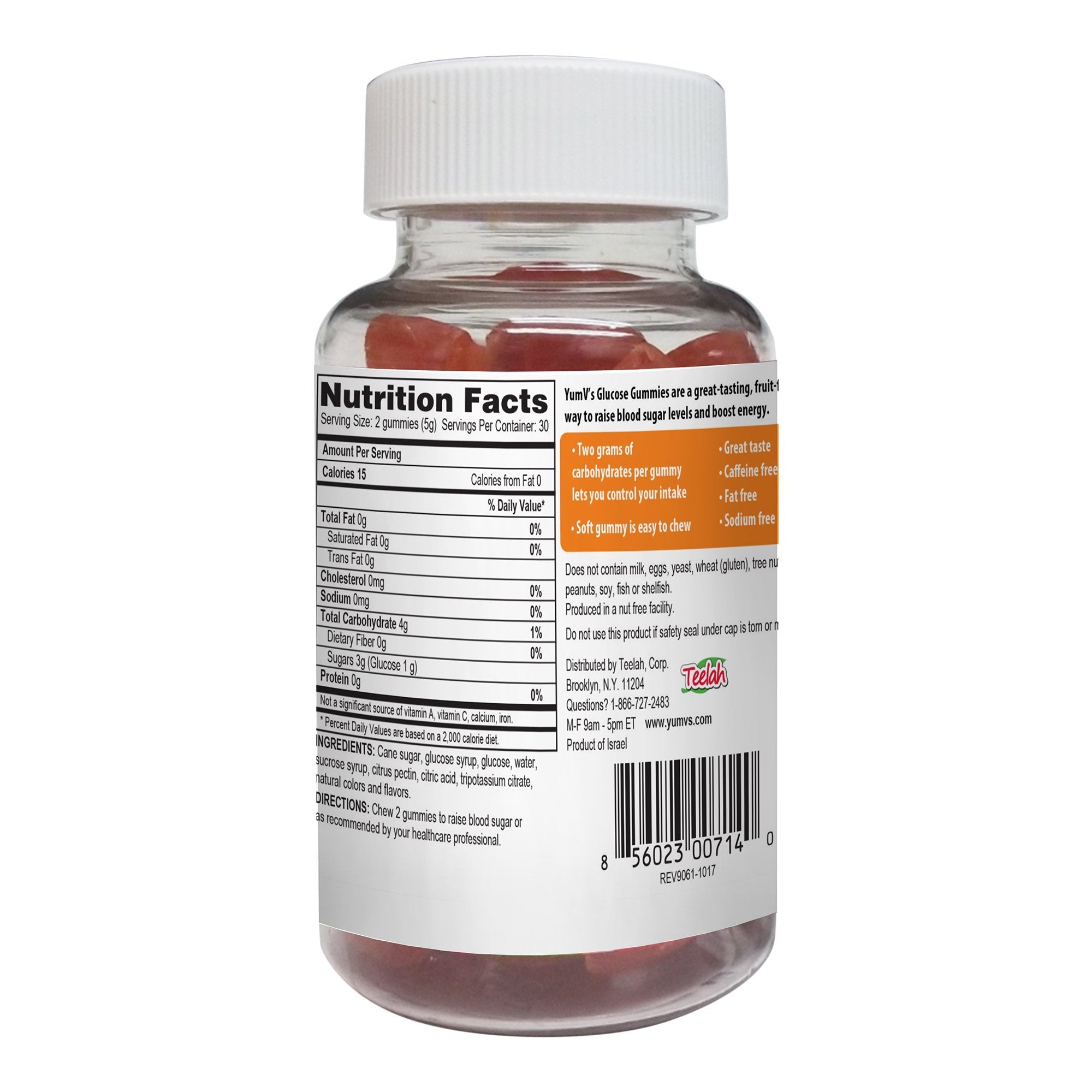 YumVs Complete Glucose Gummies for Diabetics 9061-06-YMC
