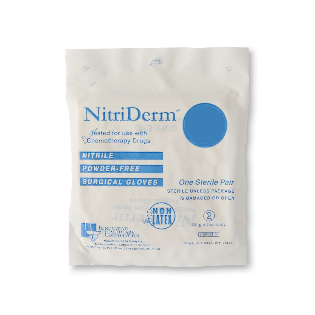 NitriDerm® Nitrile Surgical Glove, Size 7.5, White 135275