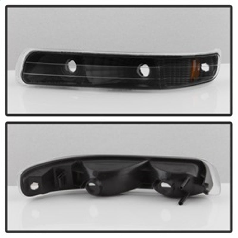 SPYDER xTune Chevy Silverado 1500/2500 99-02 Bumper Projector Headlights - LED - Black PRO-JH-CSIL99-SET-BK 9036781