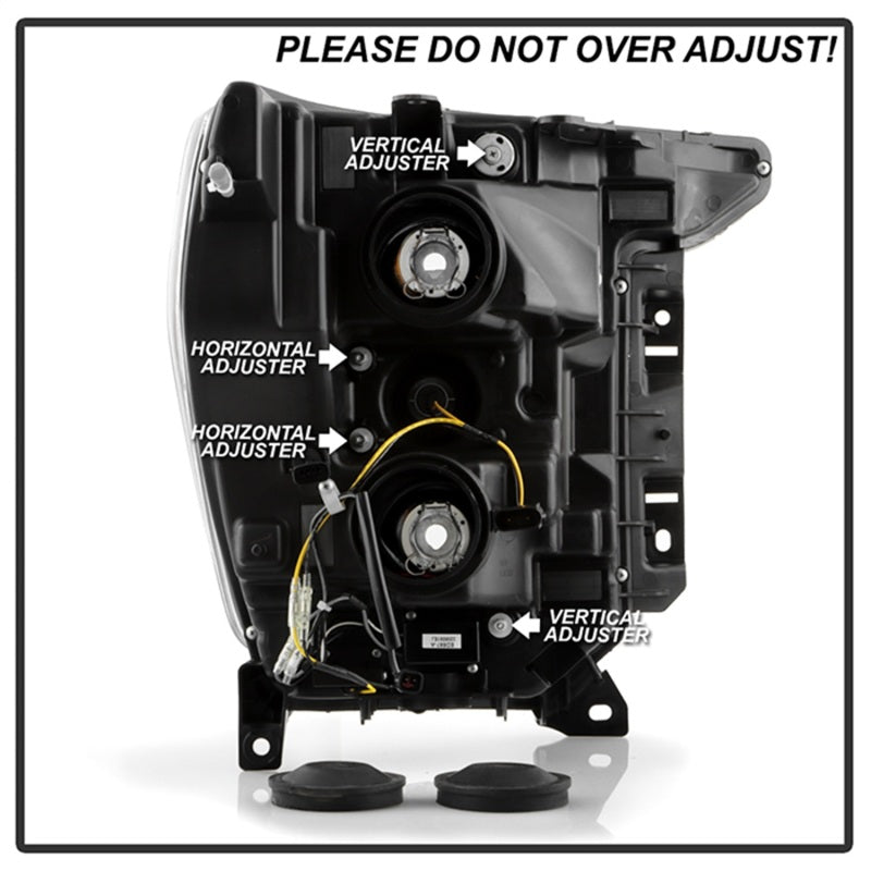 SPYDER Signature 20-21 Ford F150(Halogen Model) Proj. Headlights - Black(PRO-YD-FF15021HALSI-SEQ-BK) 5088710